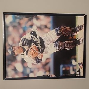 Joe Girardi New York Yankees autographed framed photo MLB 1999 vintage Baseball